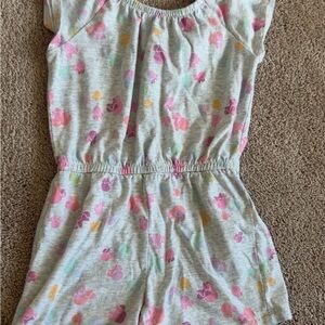 Disney Kids Casual Romper - Pink and Orange Floral